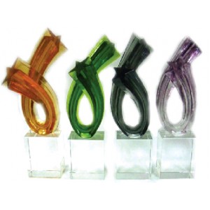 Twin Star Crystal Trophies